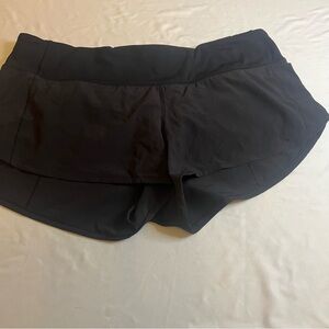 Lululemon Speed Up Shorts Black Size 10 2.5” Running